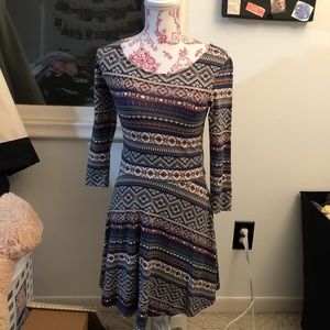 Tribal print dress